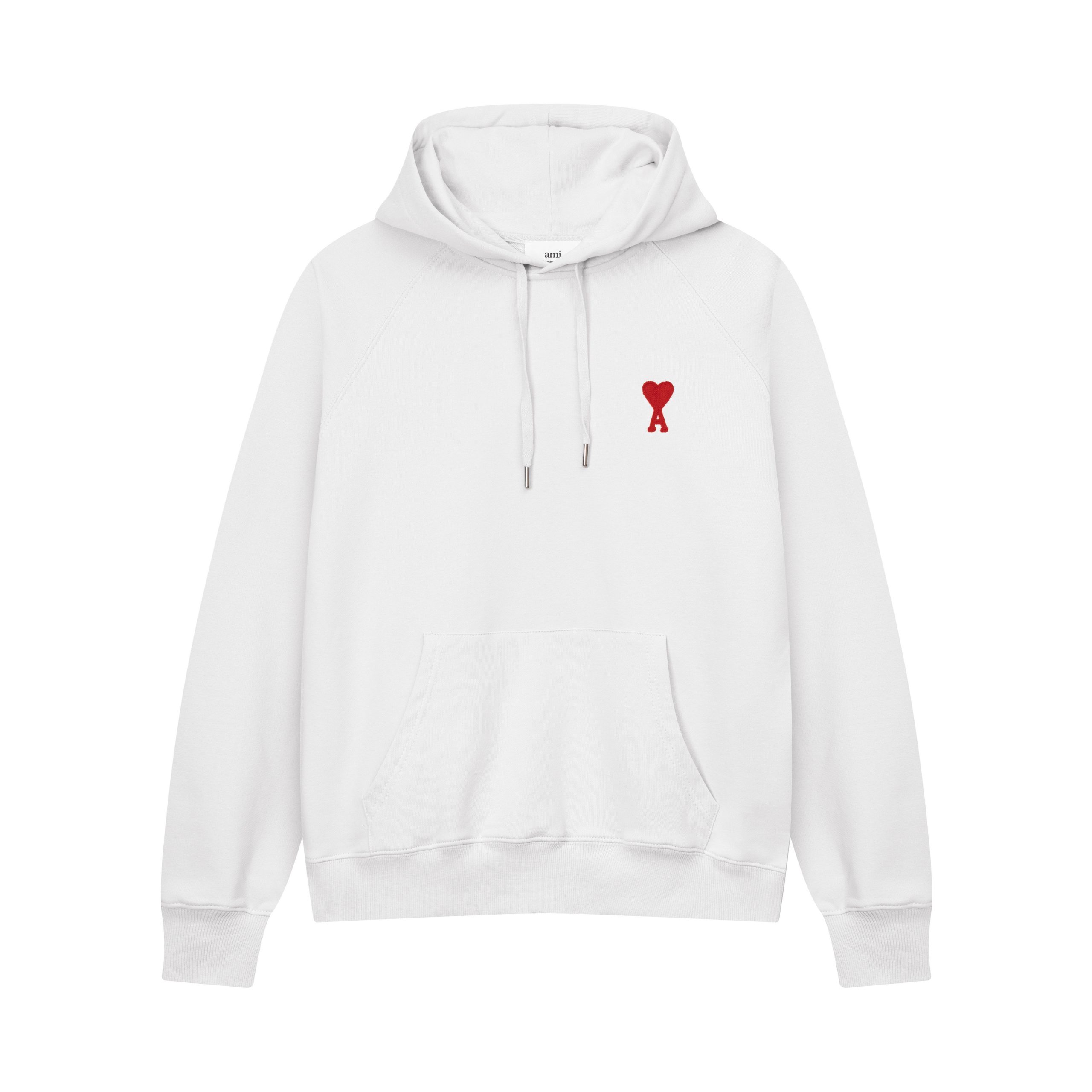 AM1 Paris Mid Loving Heart Embroidered Hooded Sweatshirt
