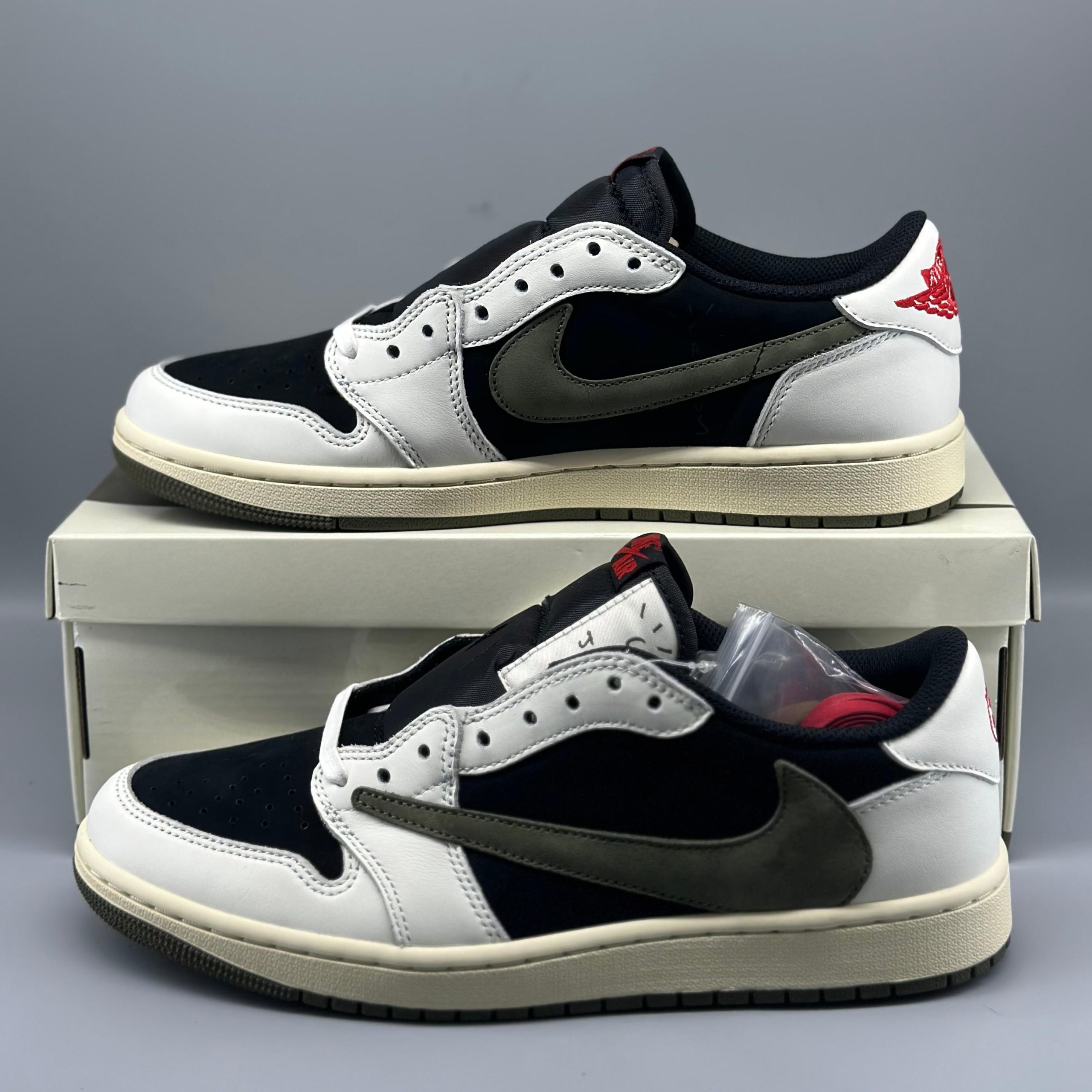 【Best Deals】Jordan 1 Retro Low OG SP Travis Scott Olive Hight Cost-Effective Medium Quality Stocks are Limited