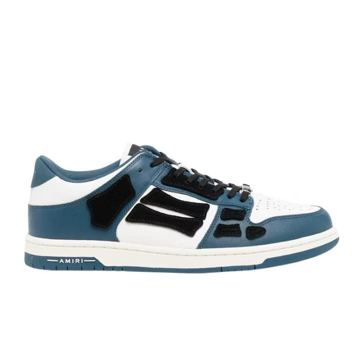 AMIRI Skel Top Low White Navy Blue Black