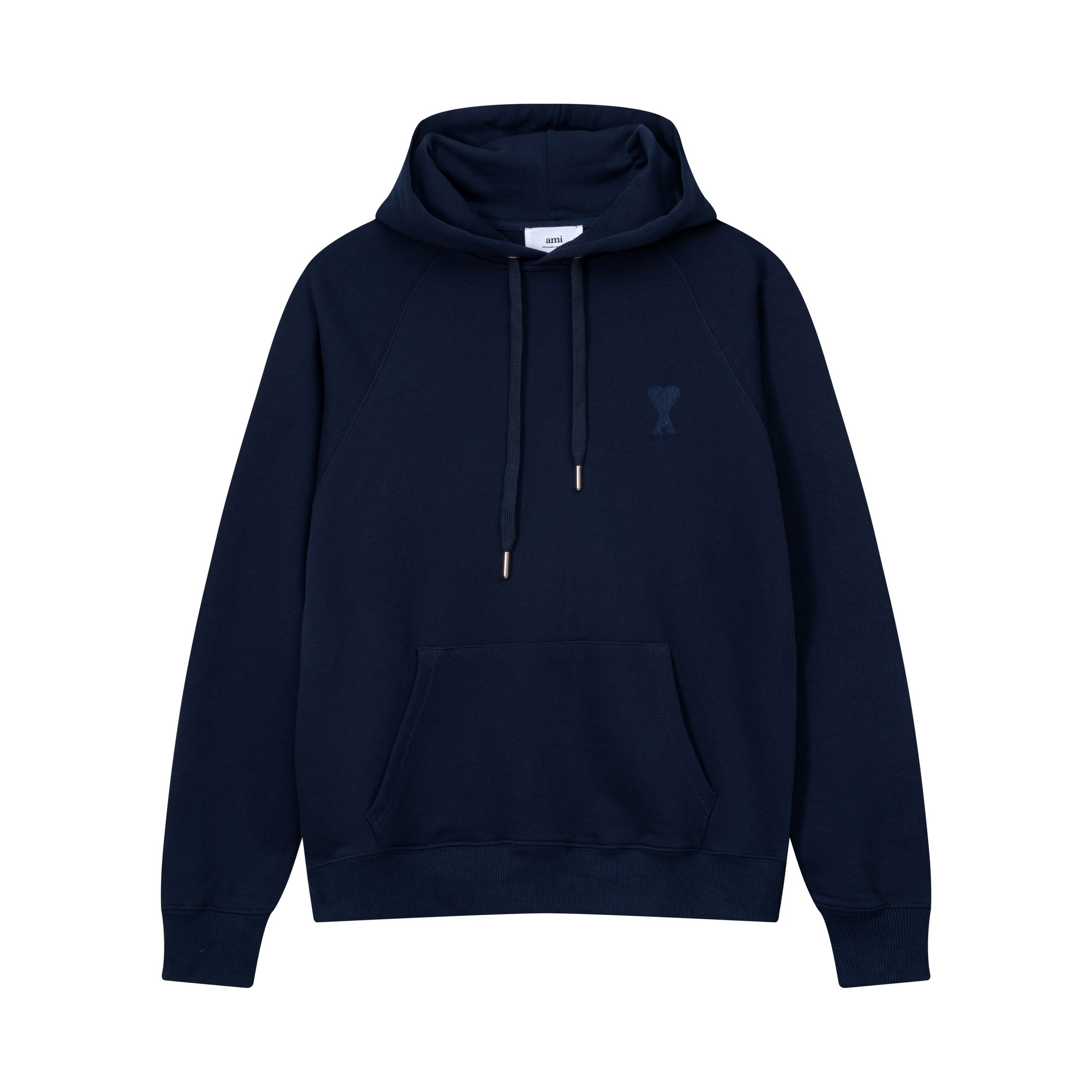 AM1 Paris Mid Loving Heart Embroidered Hooded Sweatshirt