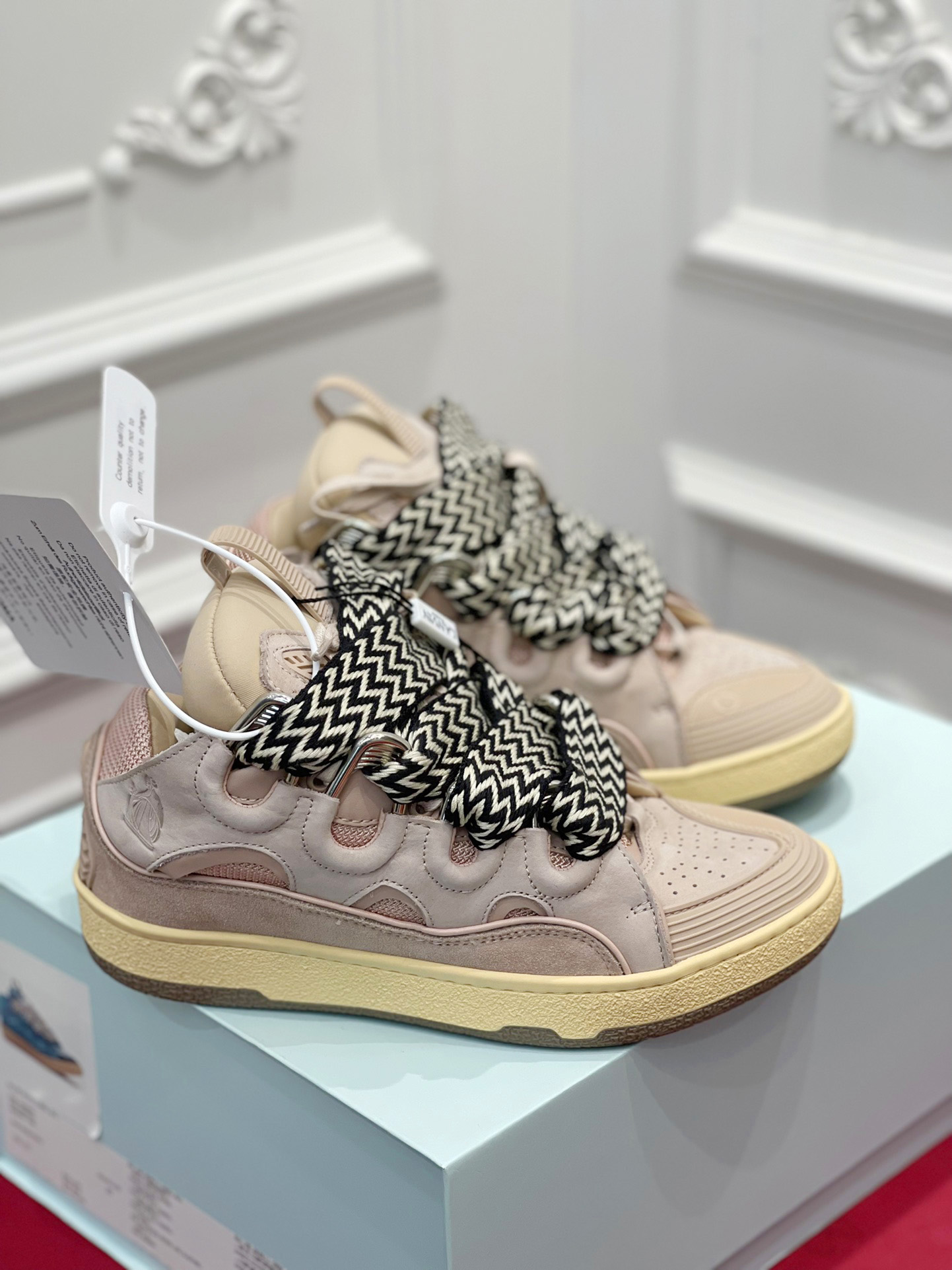 Lanvin Leather Curb Pink