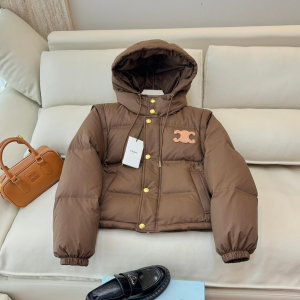 Celine Down Jacket Brown (Marf Same Style)