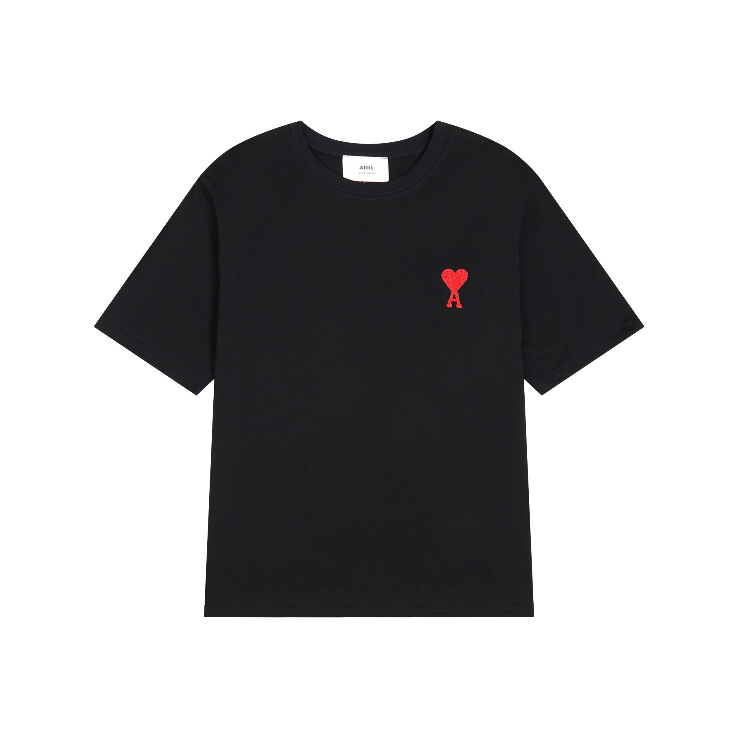 Am1 Paris Heart Embroidered T-Shirt