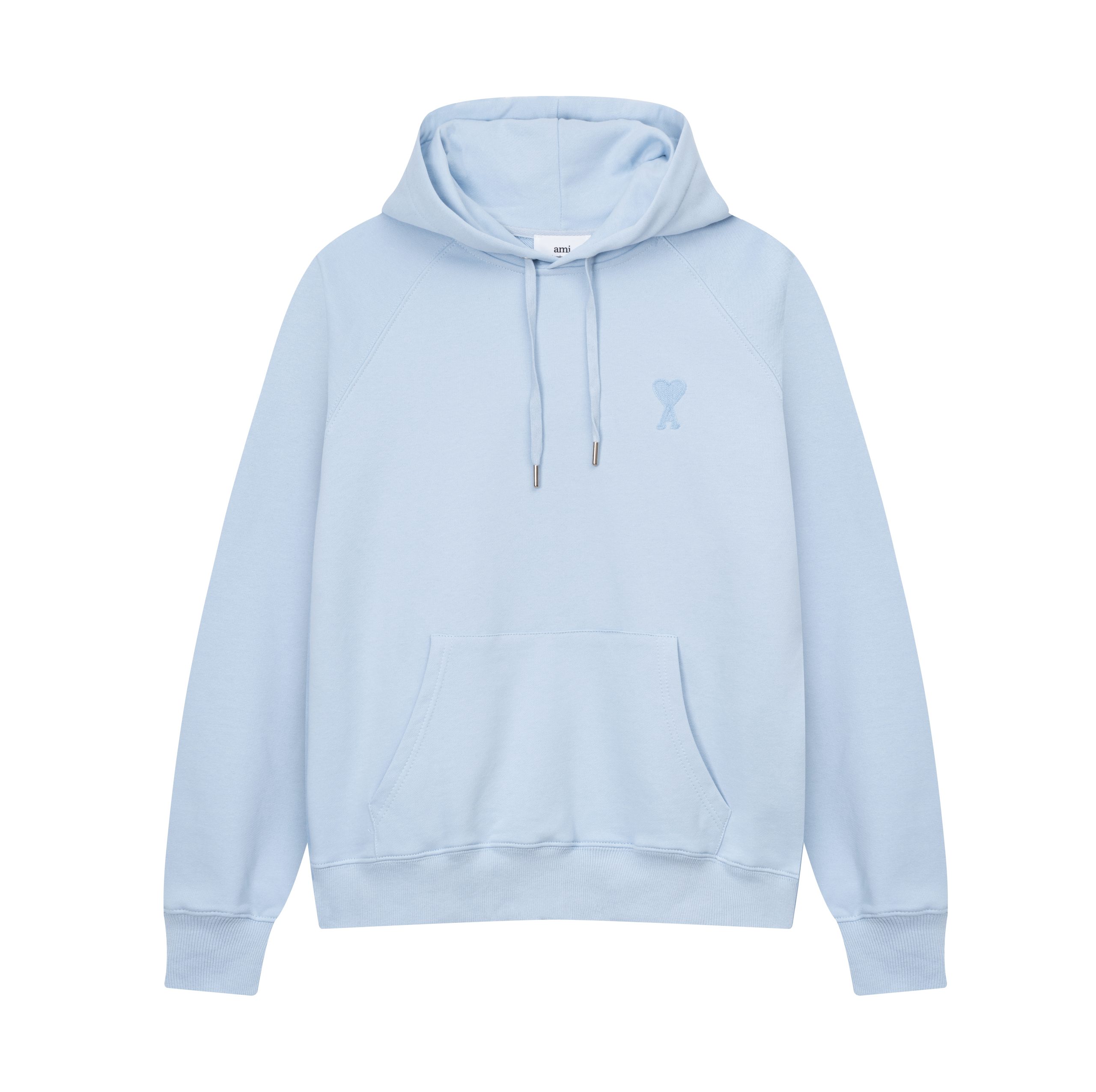 AM1 Paris Mid Loving Heart Embroidered Hooded Sweatshirt