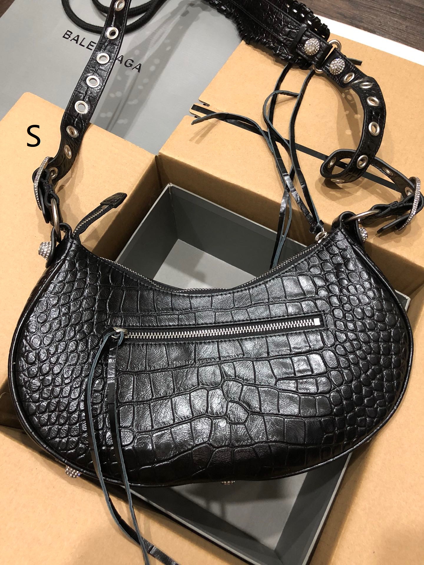 Balenciaga Le Cagole Shoulder Bag XS/S Black