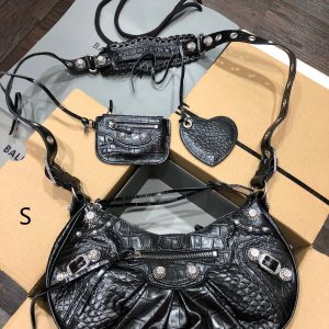 Balenciaga Le Cagole Shoulder Bag XS/S Black