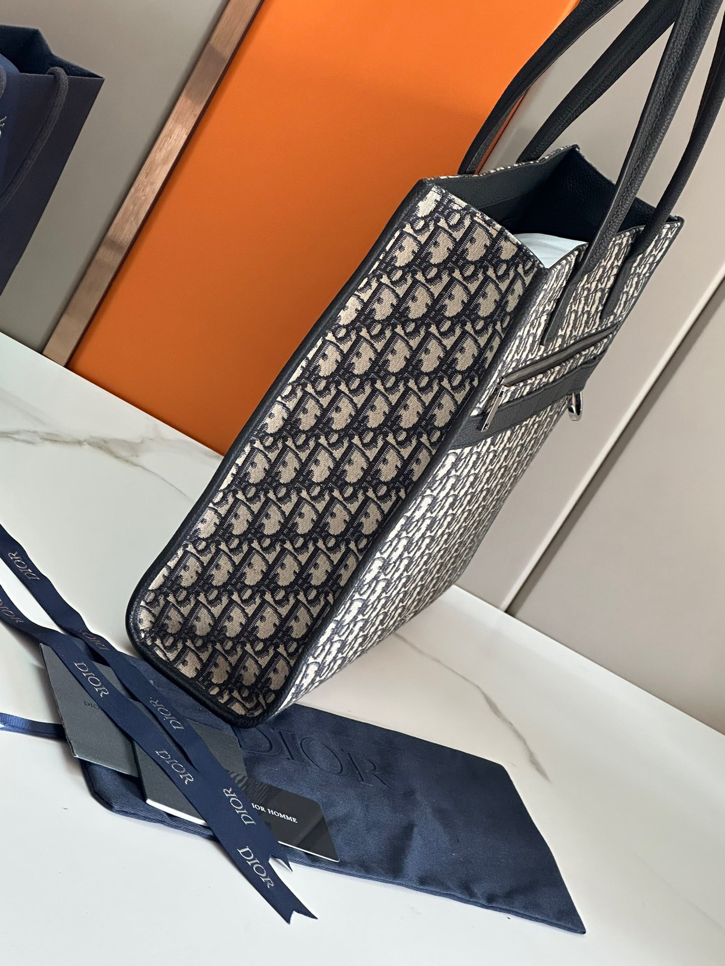 D*or bag Jacquard Beige/Black