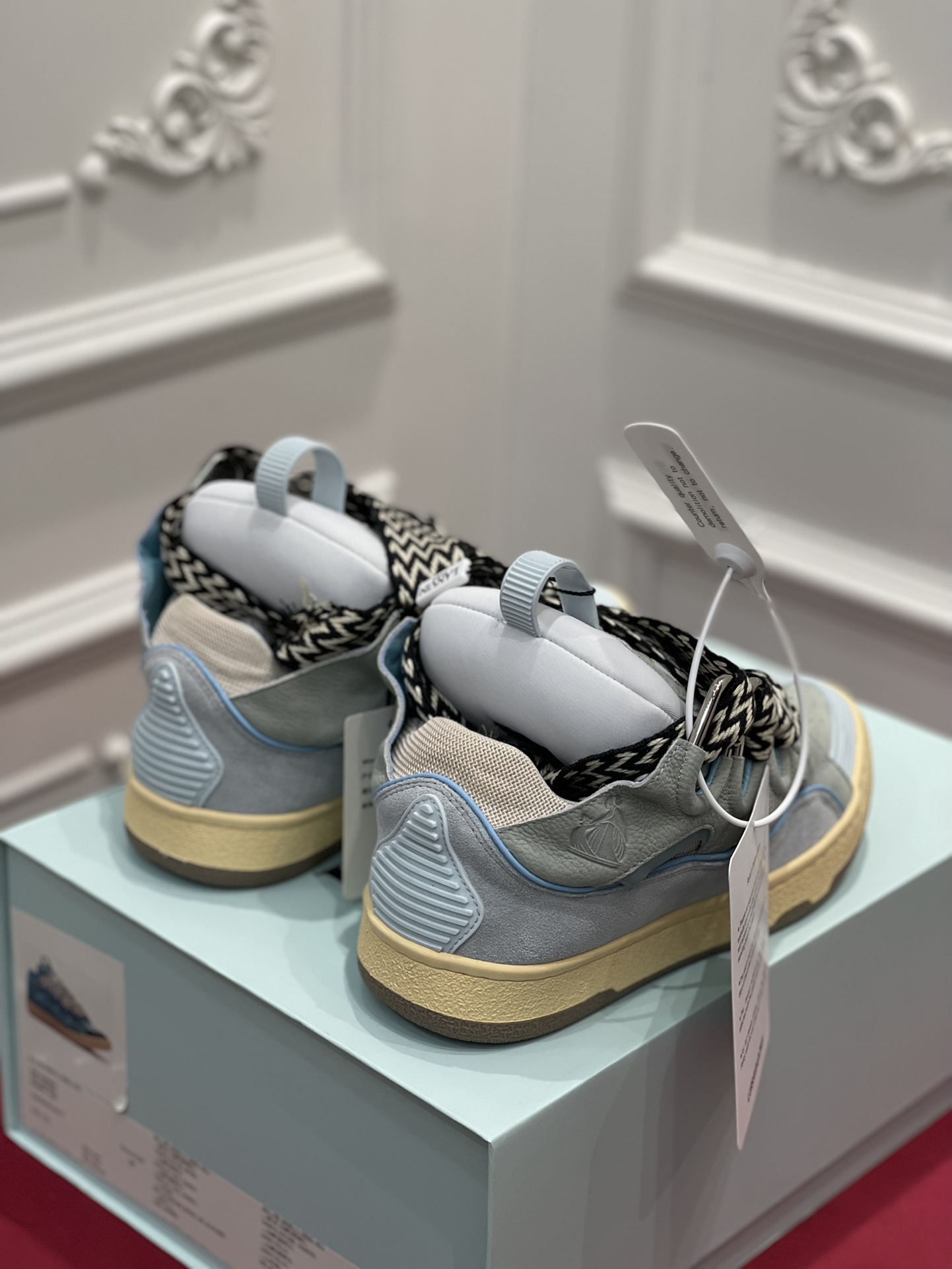 Lanvin Curb Sneaker Blue Grey