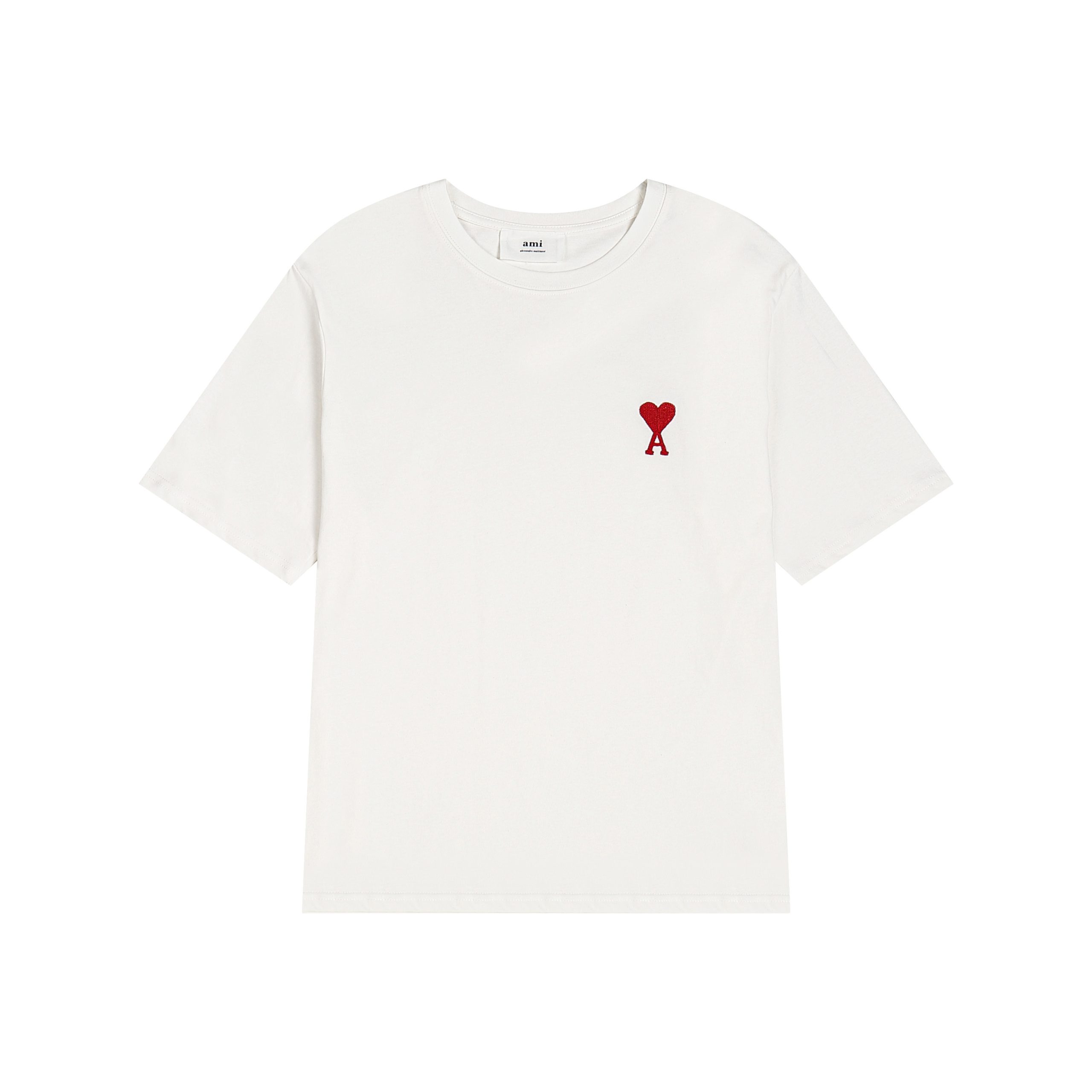 Am1 Paris Heart Embroidered T-Shirt