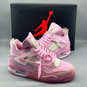 Jordan 4 Off White Pink
