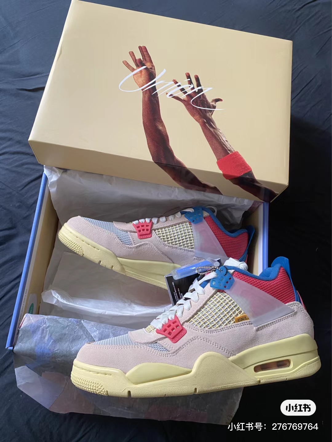 Jordan 4 Retro Union Guava Ice