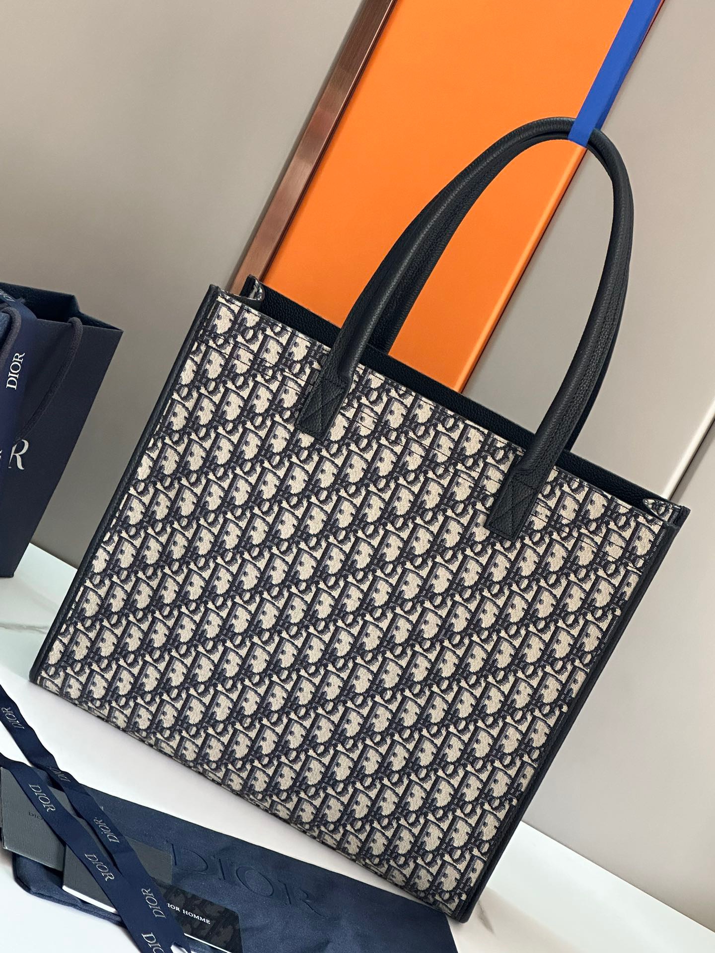 D*or bag Jacquard Beige/Black