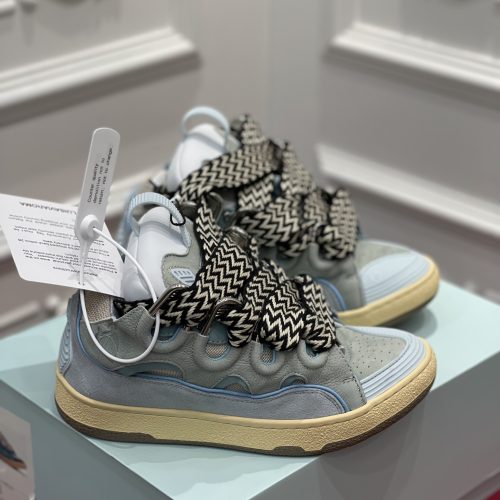 Lanvin Curb Sneaker Blue Grey