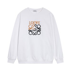 Loewe Embroidered Logo Crew Neck Sweatshirt