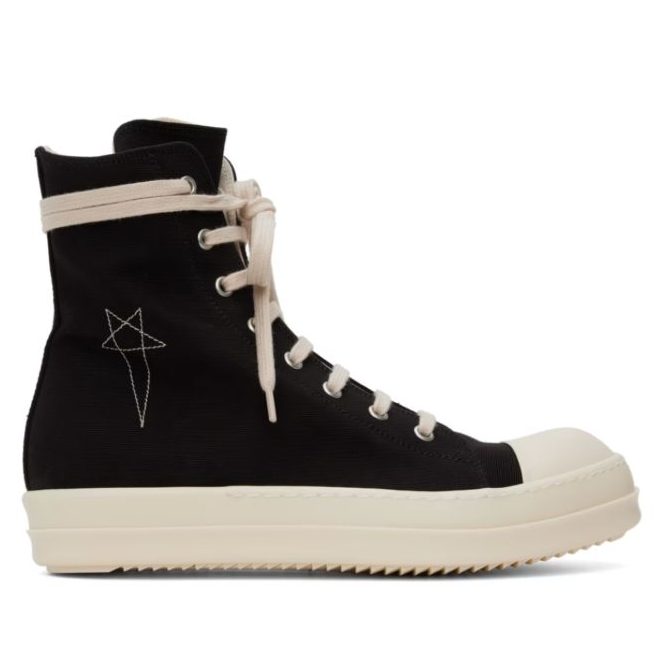Rick Owens DRKSHDW Phlegethon High Top Black Star DU02C5800 DOEM9 9811