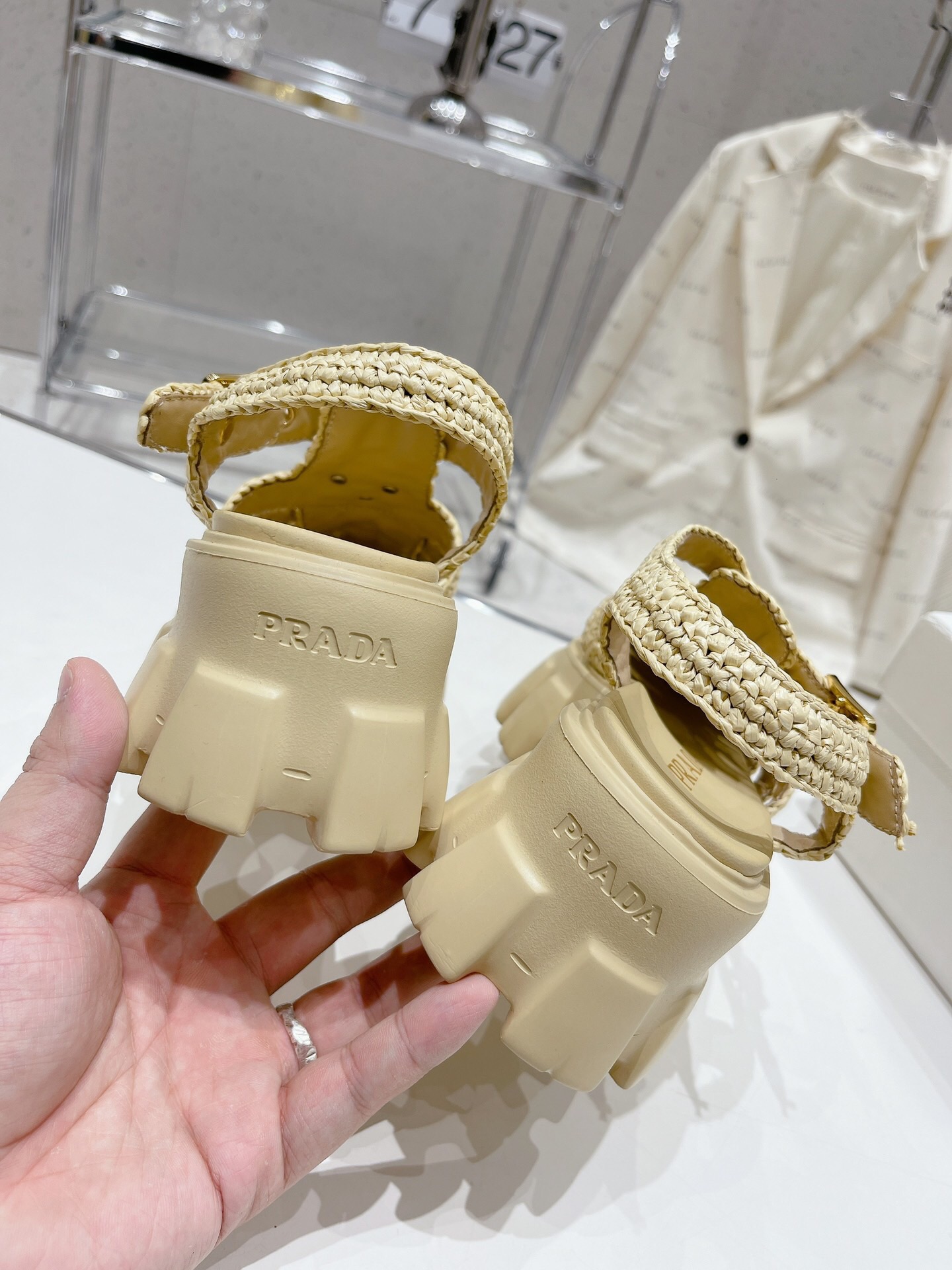 PRADA Women’s Cage Sandals