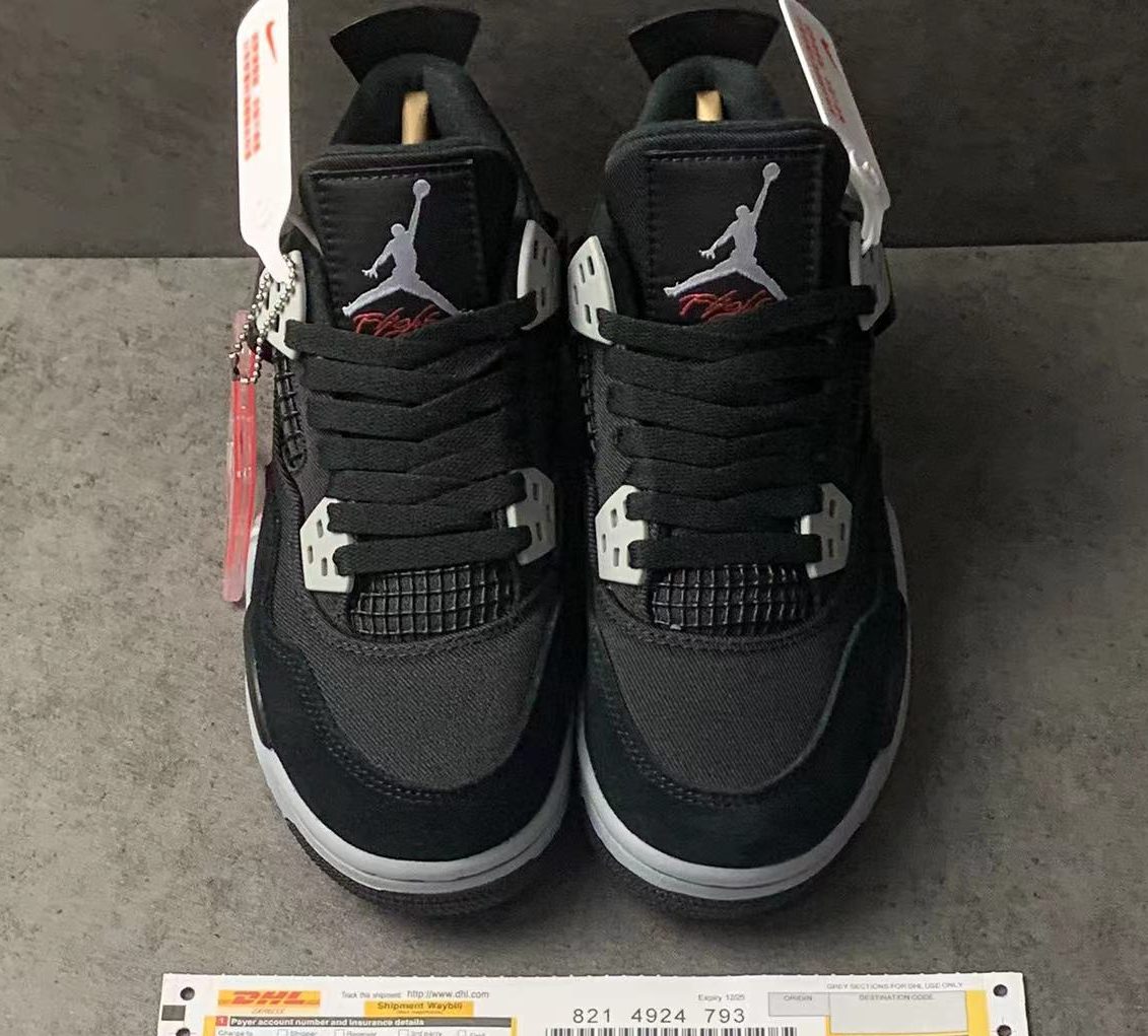 Jordan 4 Retro SE Black Canvas