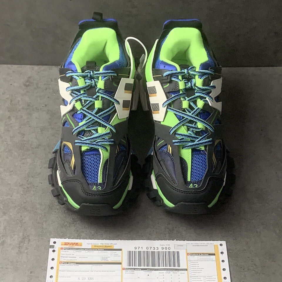 Balenciaga Track Green White Blue