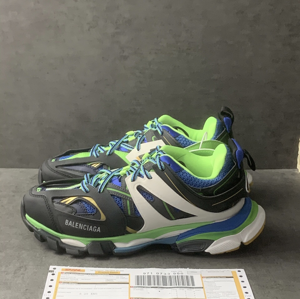 Balenciaga Track Green White Blue