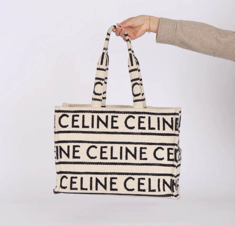 Celine All Over Large Cabas Thais Tote