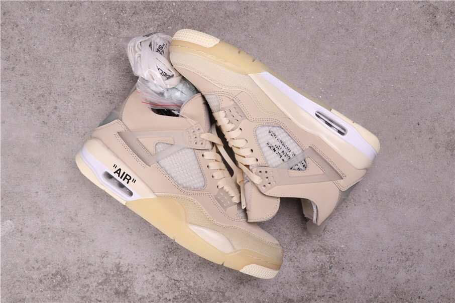 Jordan 4 Retro Off-White Sail