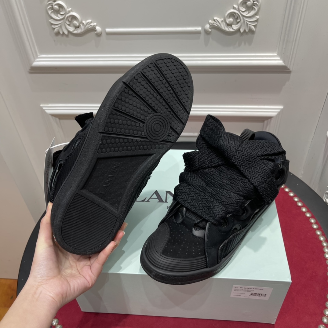 Lanvin Curb Sneaker Black