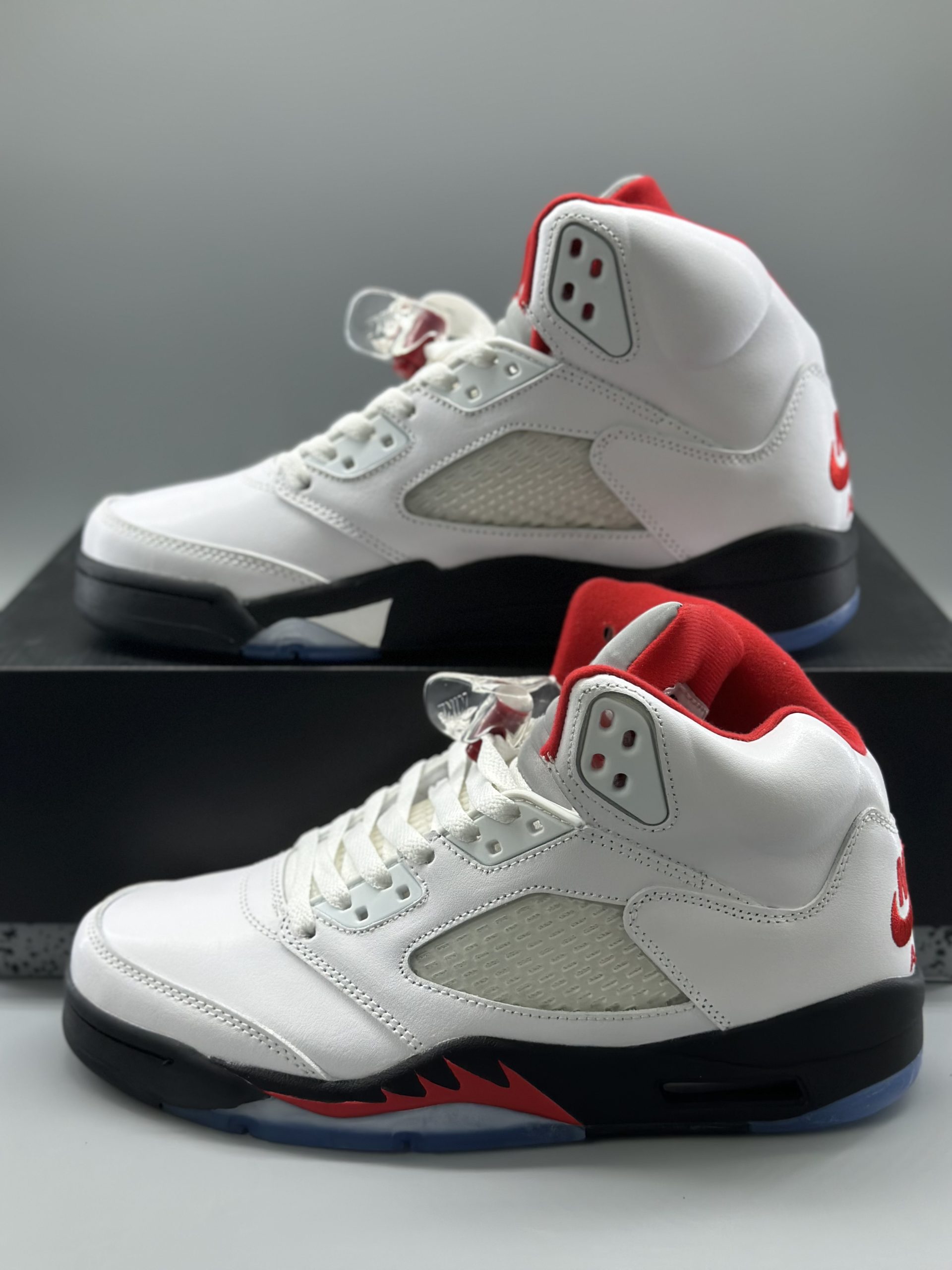 Jordan 5 Retro Fire Red Silver Tongue (2020)