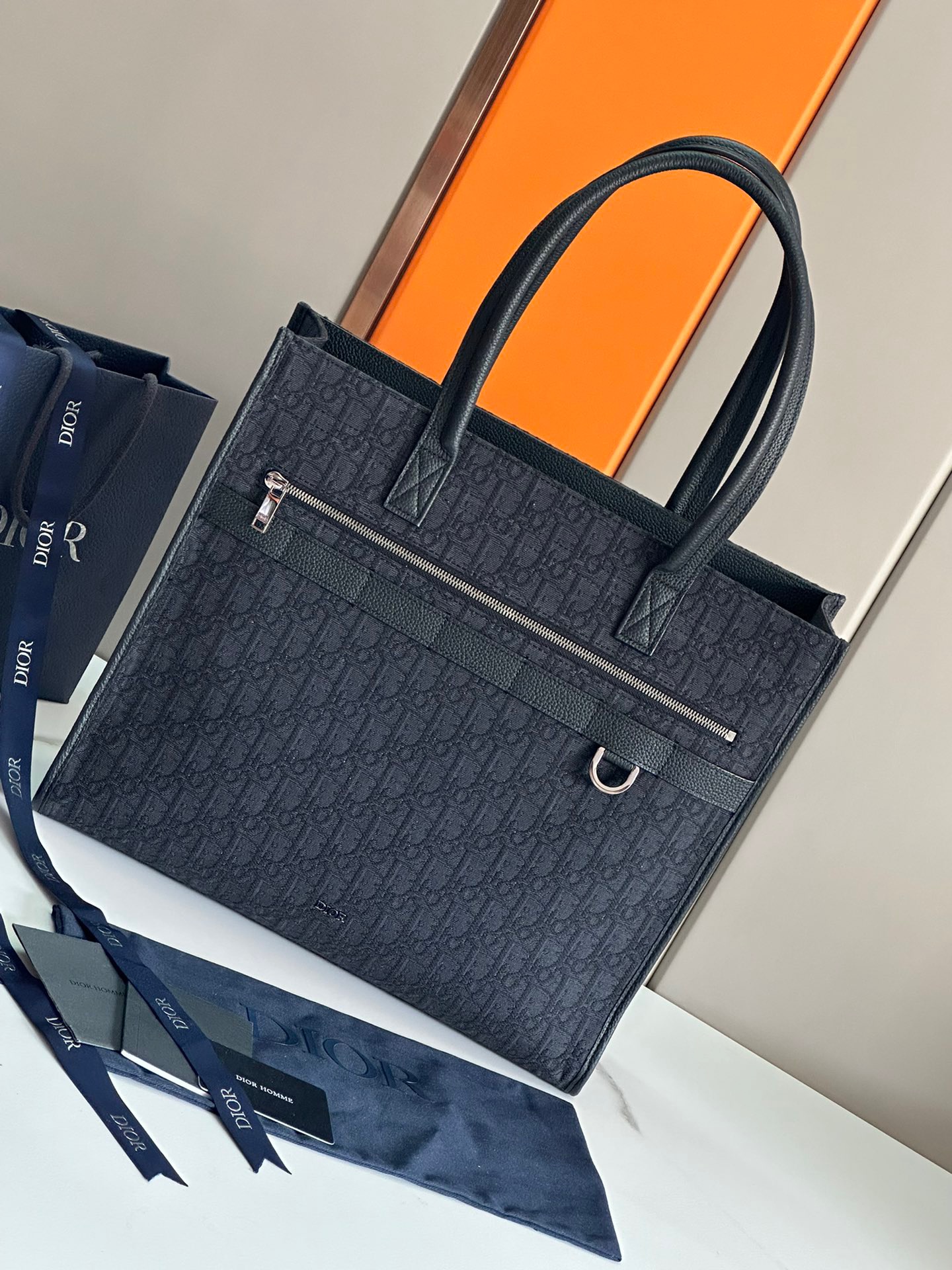 D*or bag Jacquard Black