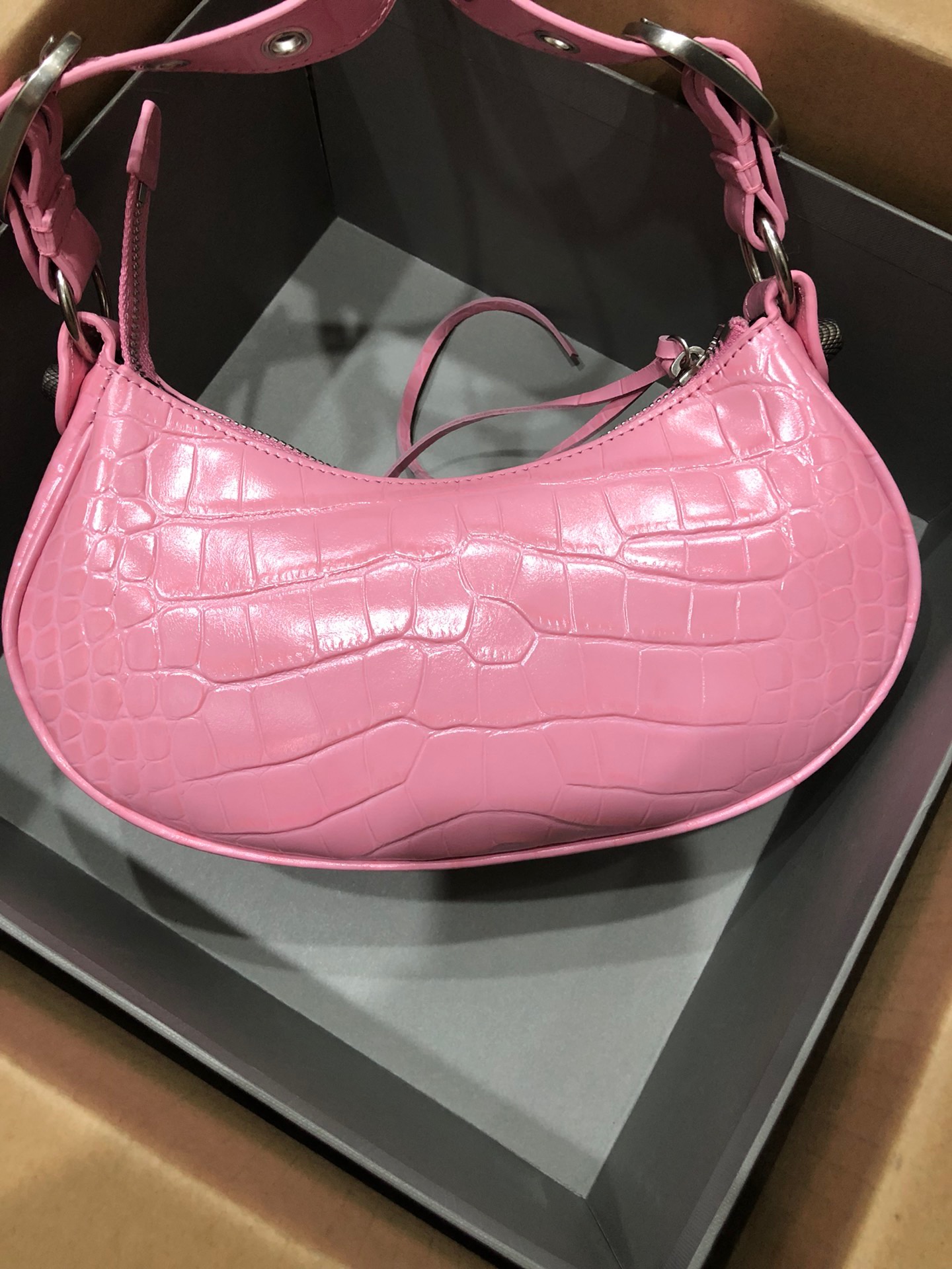 Balenciaga Le Cagole Shoulder Bag XS Pink