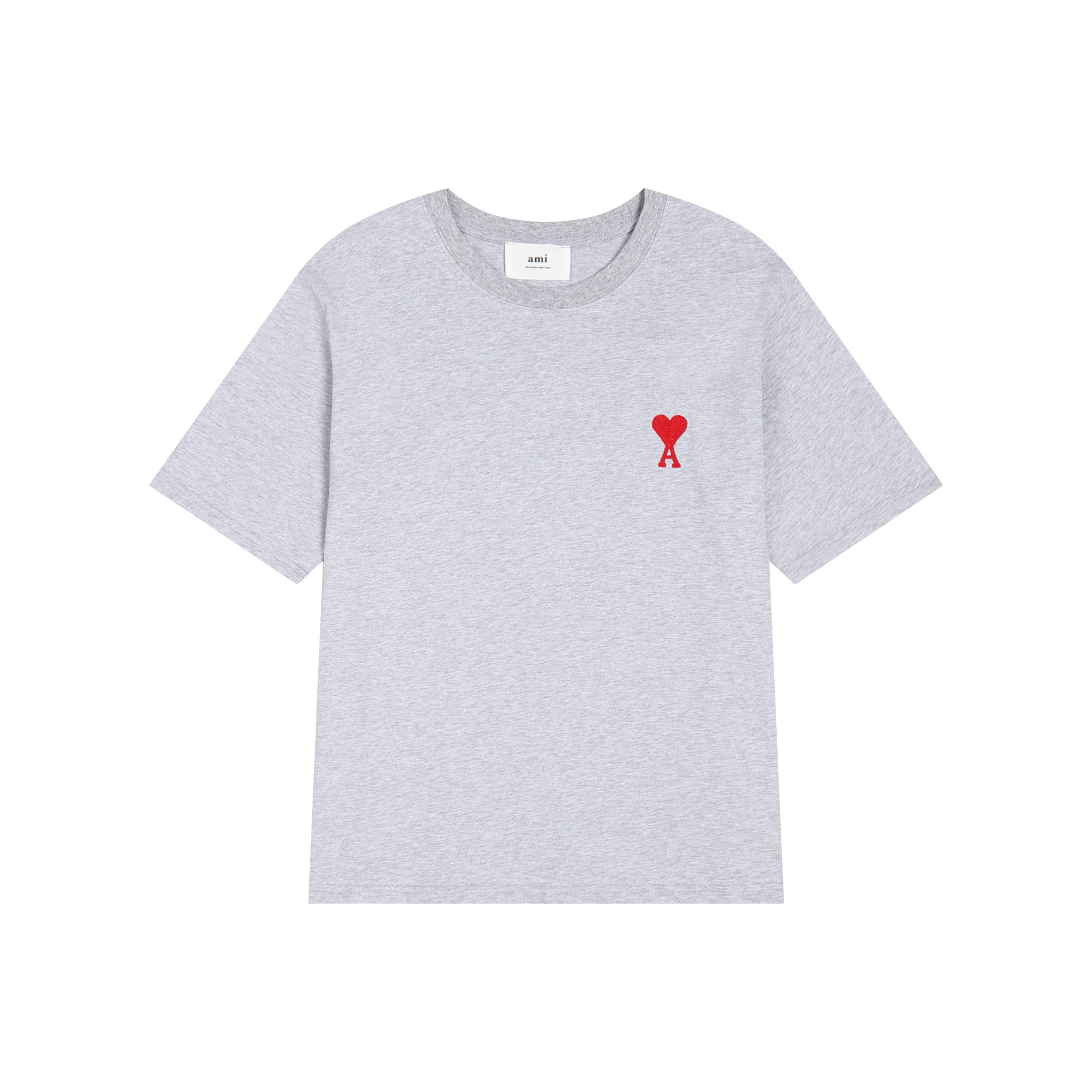 Am1 Paris Heart Embroidered T-Shirt