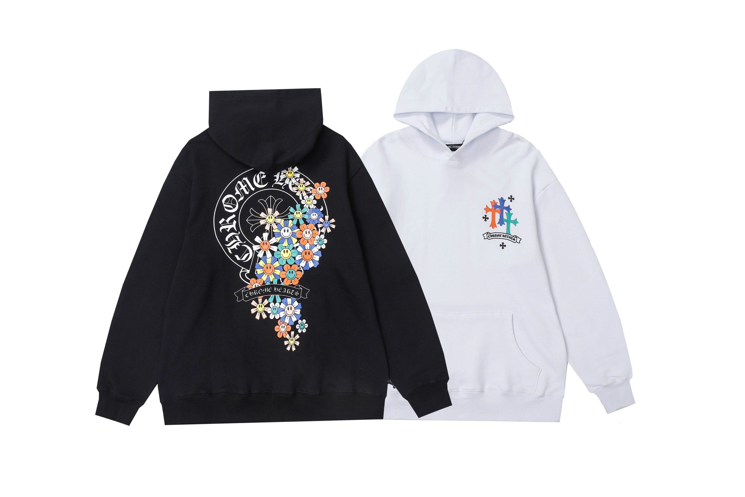 Chrome Hearts Fall/Winter Sunflower Sanskrit Hooded Sweatshirt
