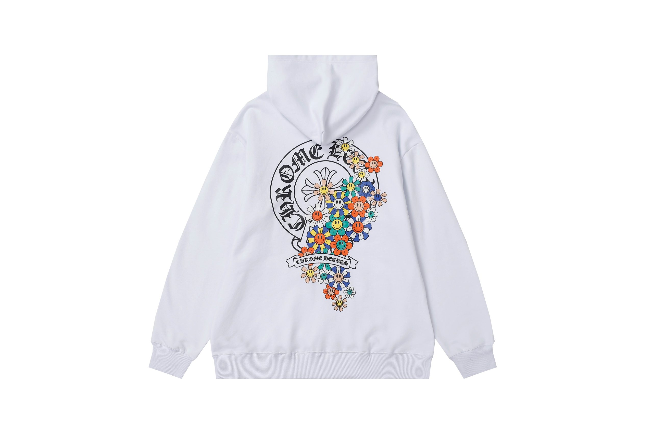 Chrome Hearts Fall/Winter Sunflower Sanskrit Hooded Sweatshirt