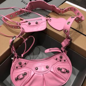 Balenciaga Le Cagole Shoulder Bag XS Pink