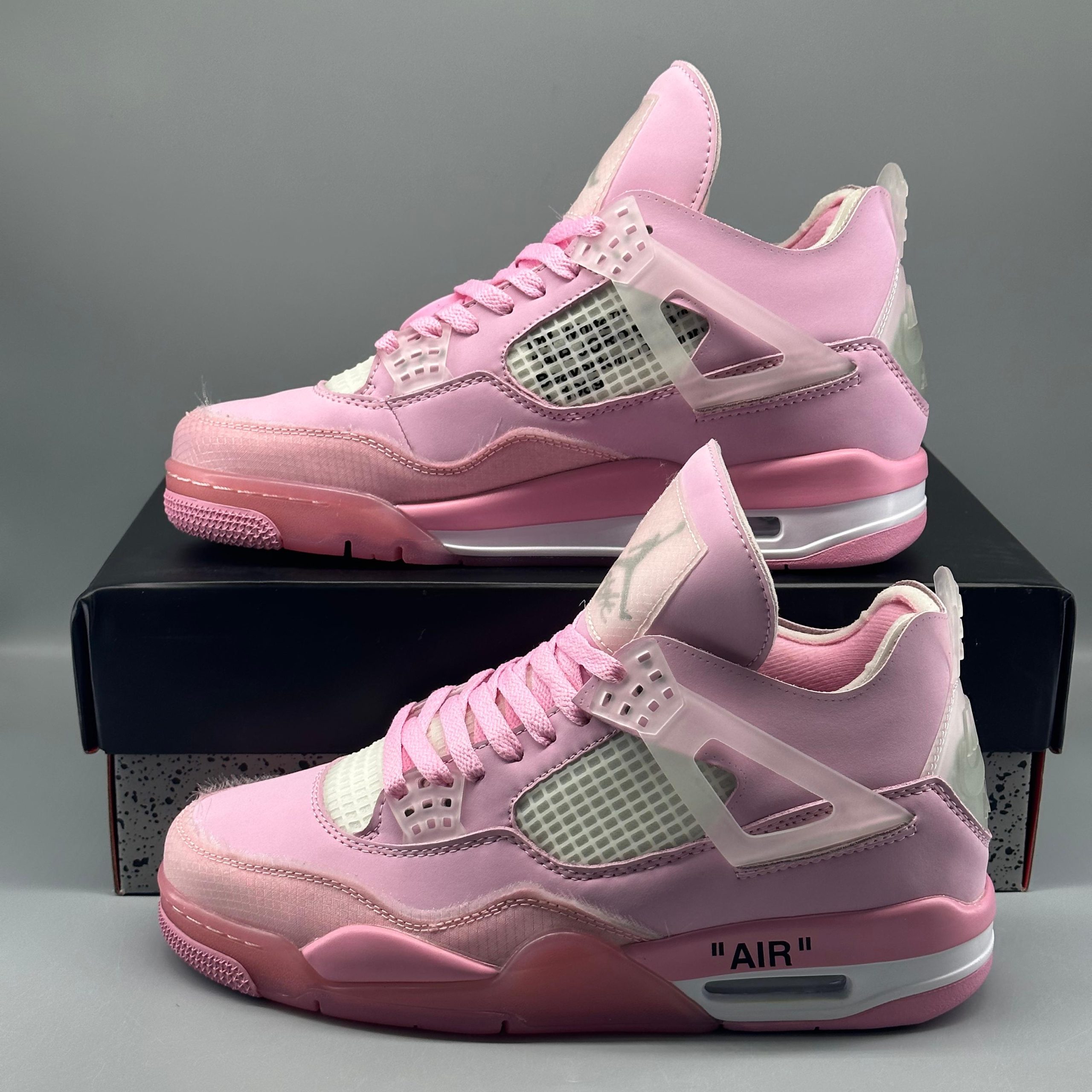 Jordan 4 Off White Pink