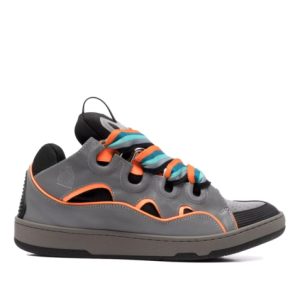 Lanvin Curb Sneaker Grey Orange