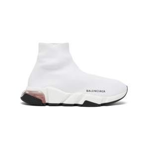 Balenciaga Speed Clear Sole White (W) 617239W2DF01088