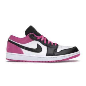 Jordan 1 Low Black Active Fuchsia