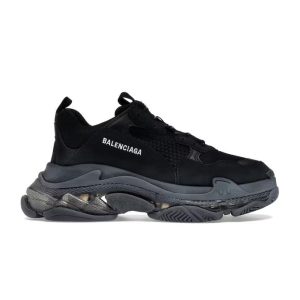 Balenciaga Triple S Clear Sole Black 541624W2FB11000