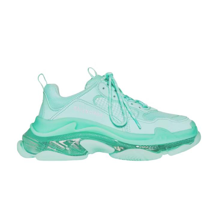 Balenciaga Triple S Clear Sole Green