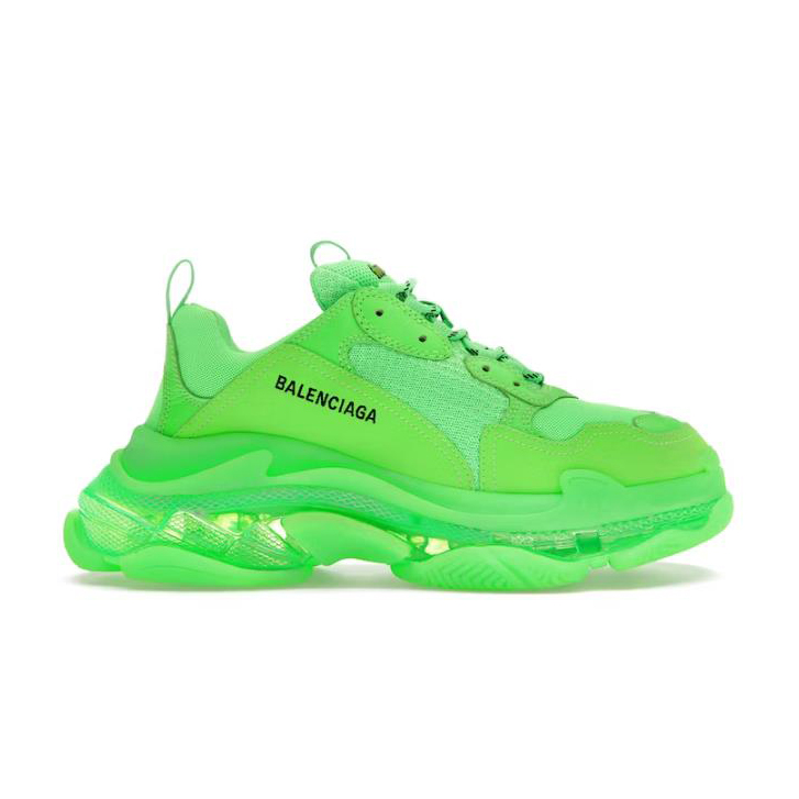 Balenciaga Triple S Neon Green Clear Sole