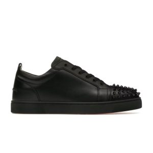 Chr*st*an Loubout*n Louis Junior Spikes Flat Black