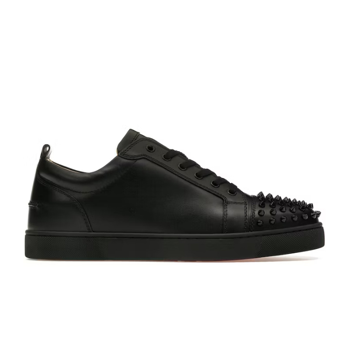 Chr*st*an Loubout*n Louis Junior Spikes Flat Black