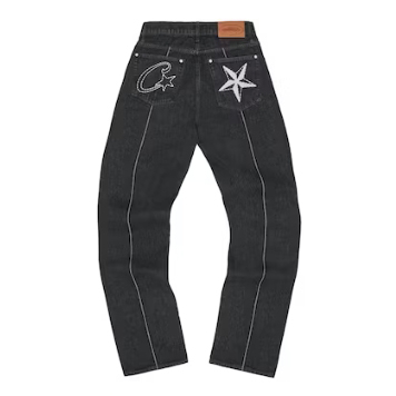 Corte*z C-Star Stitch-Down Jeans Black