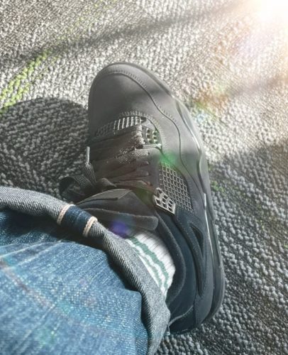 Air Jordan 4 Retro Black Cat CU1110-010 photo review