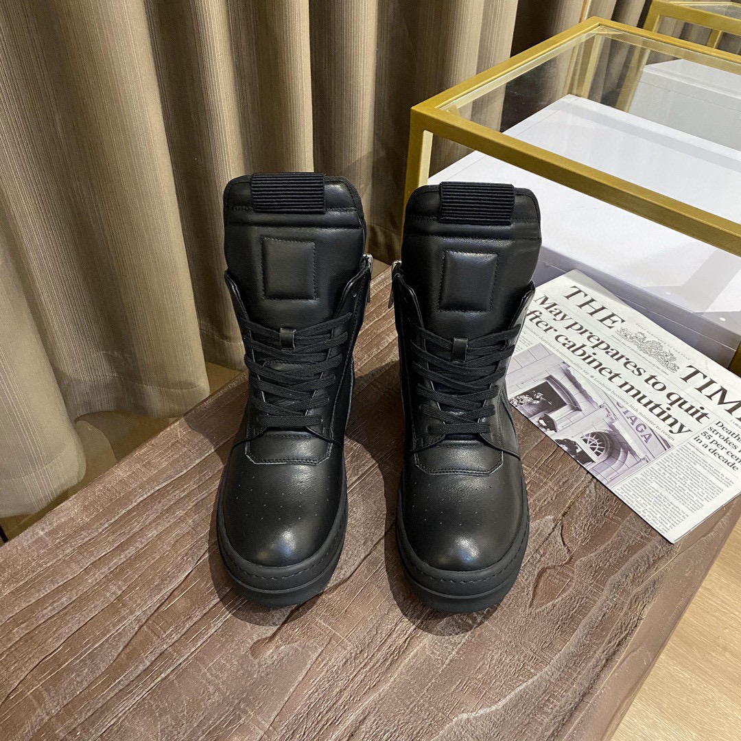 Rick Owens Geobasket Triple Black RU17F8894 LPO 999