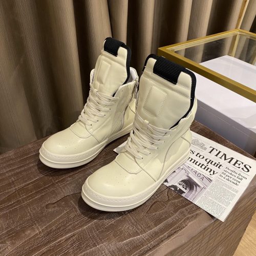 Rick Owens Lido Geobasket High Milk
