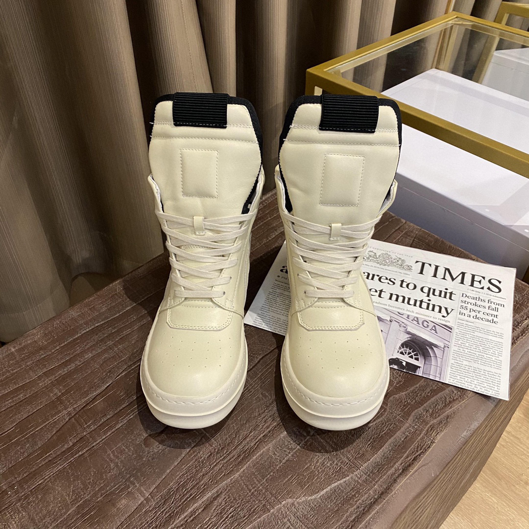 Rick Owens Lido Geobasket High Milk