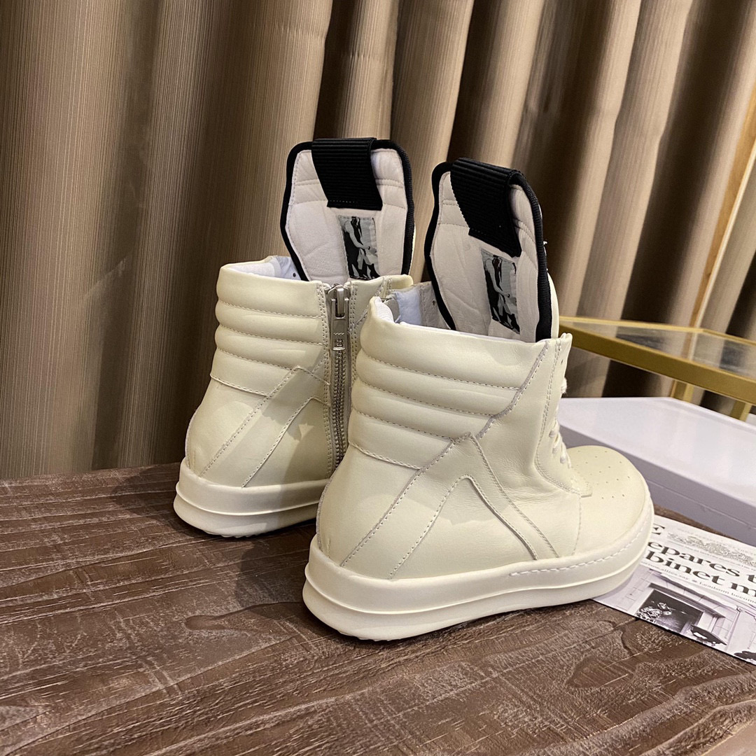 Rick Owens Lido Geobasket High Milk