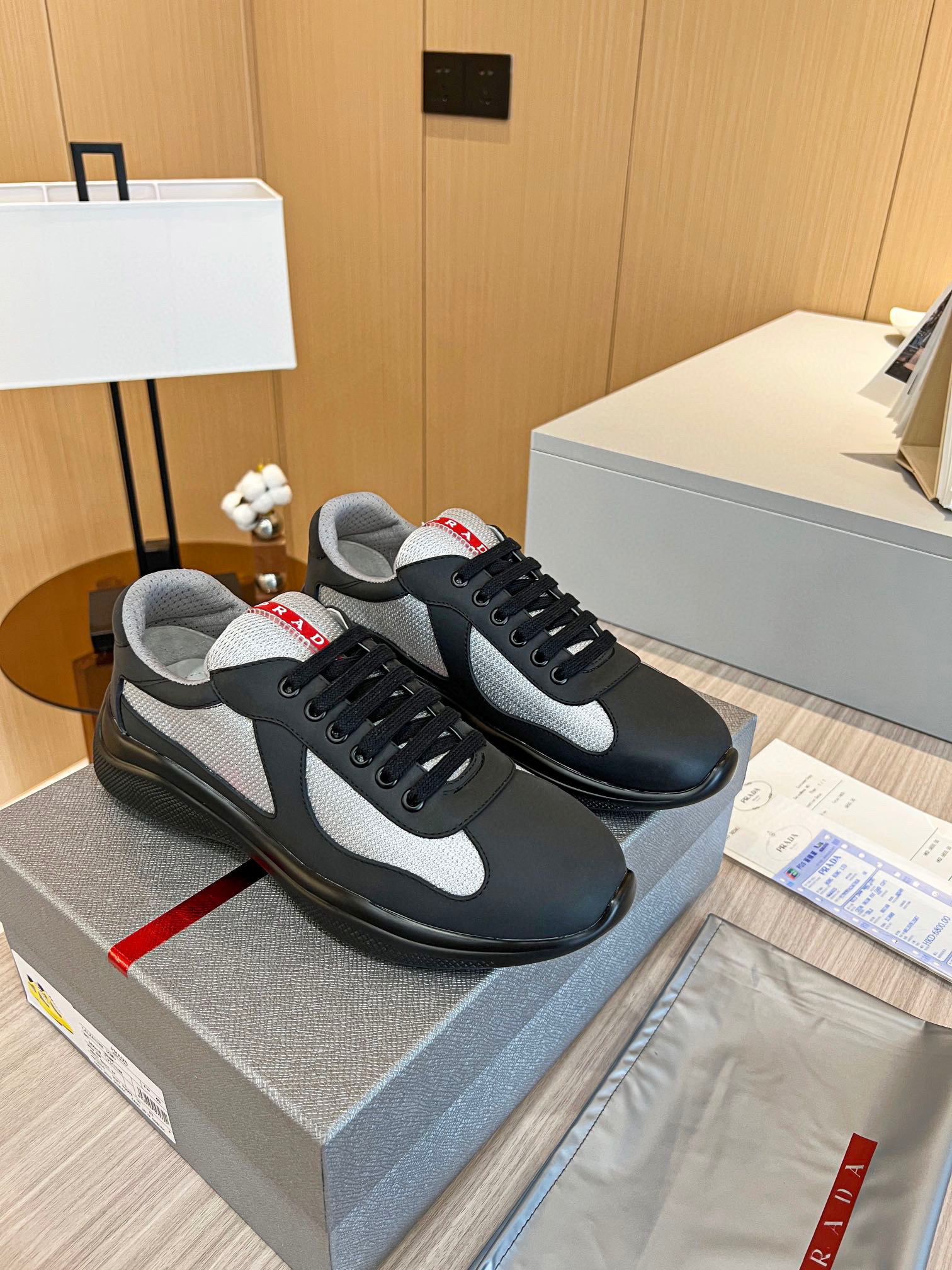Prada America’s Cup Soft Rubber and Bike Fabric Sneakers Royal Blue 4E6500_3LLJ_F0V41_F_025