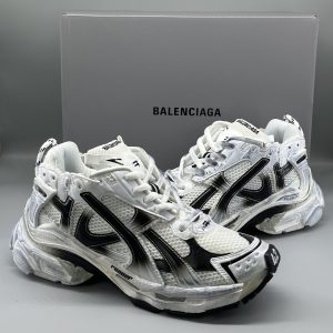 Balenciaga Runner White Black Gradient 772774 WRUNG 9010